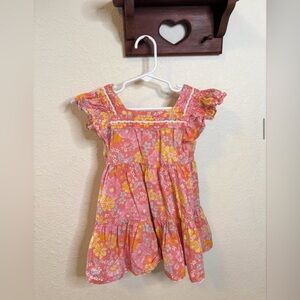 Cynthia Rowley Pink and Yellow Floral Dress